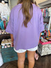 Sue Scuba Top: Lavender