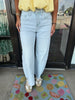 Vervet High Rise Wide Leg Jeans: Cleared