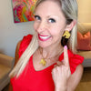 Hidden Truth: Gold Between The Hedges Earrings