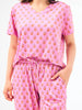 Alli Pants Set | Floral Foulard Pink