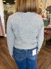 The Fun Button Gray Sweater