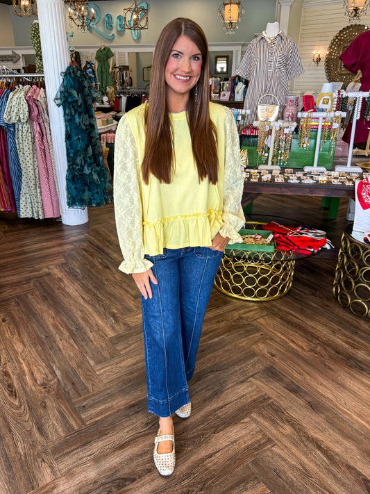 Sunshine Lace Top