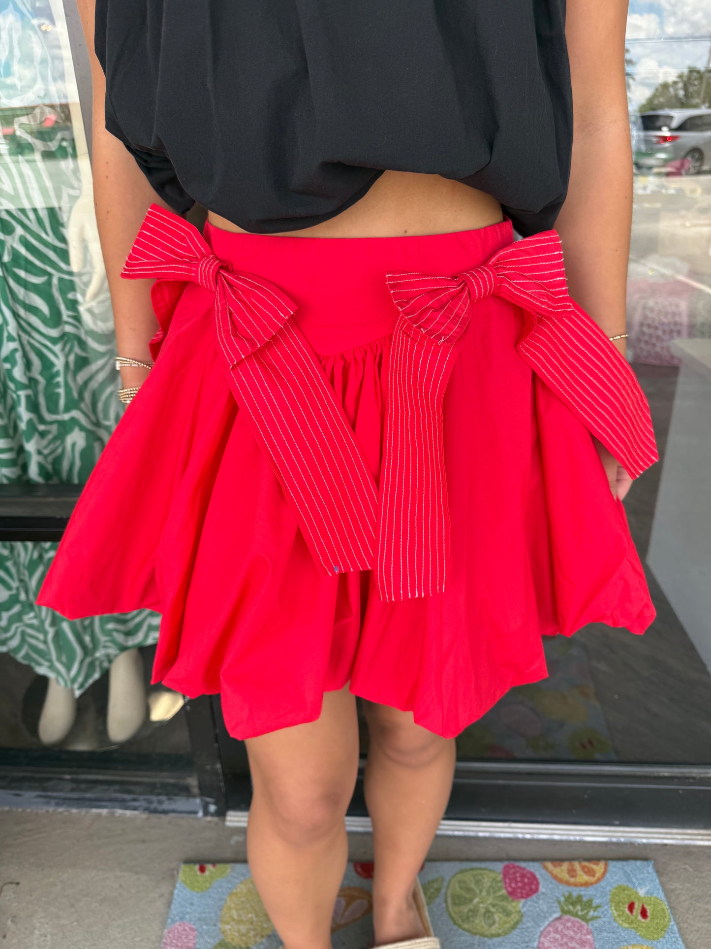 Red Bow Skirt