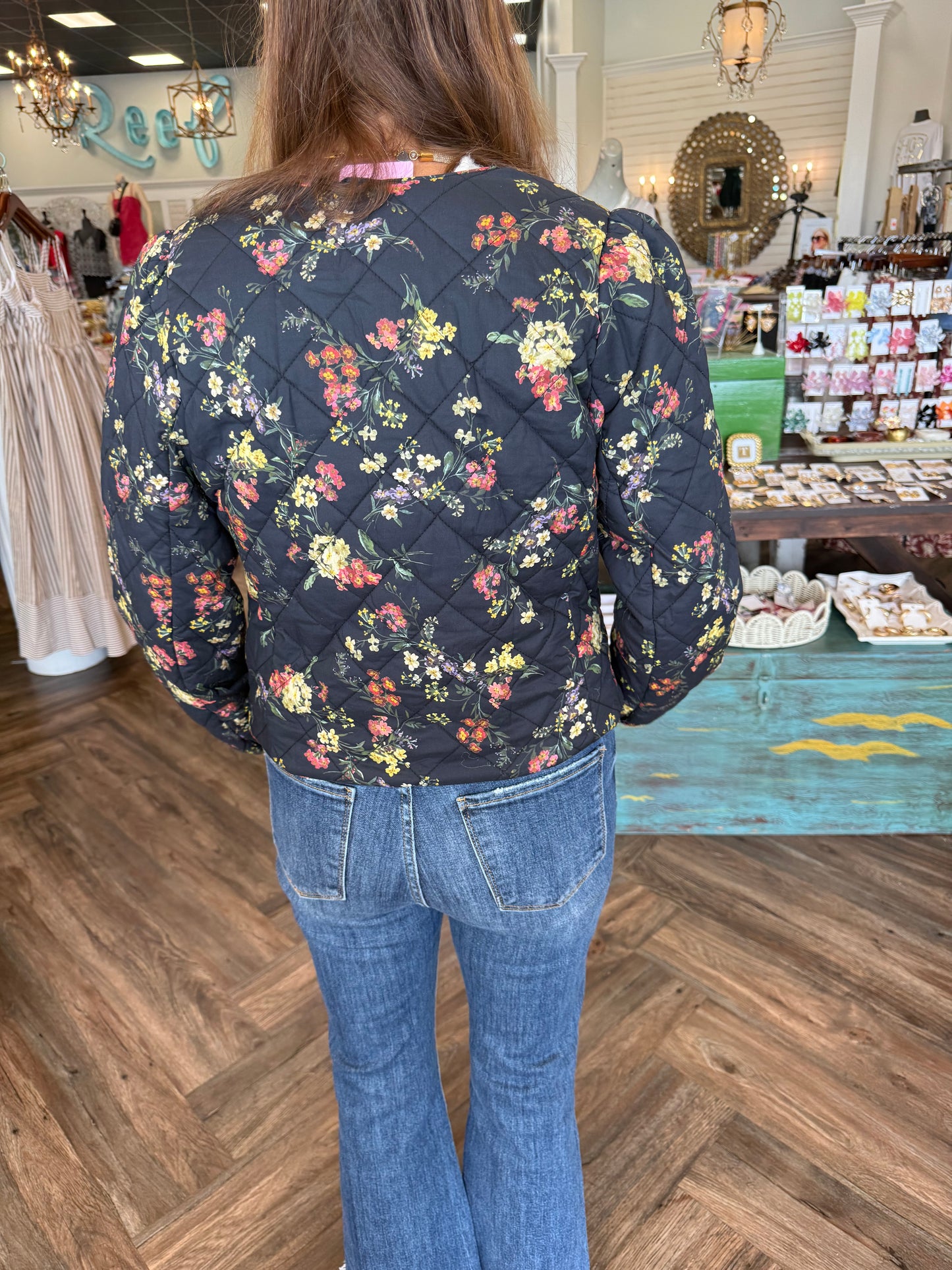 Floral Jacket: Midnight