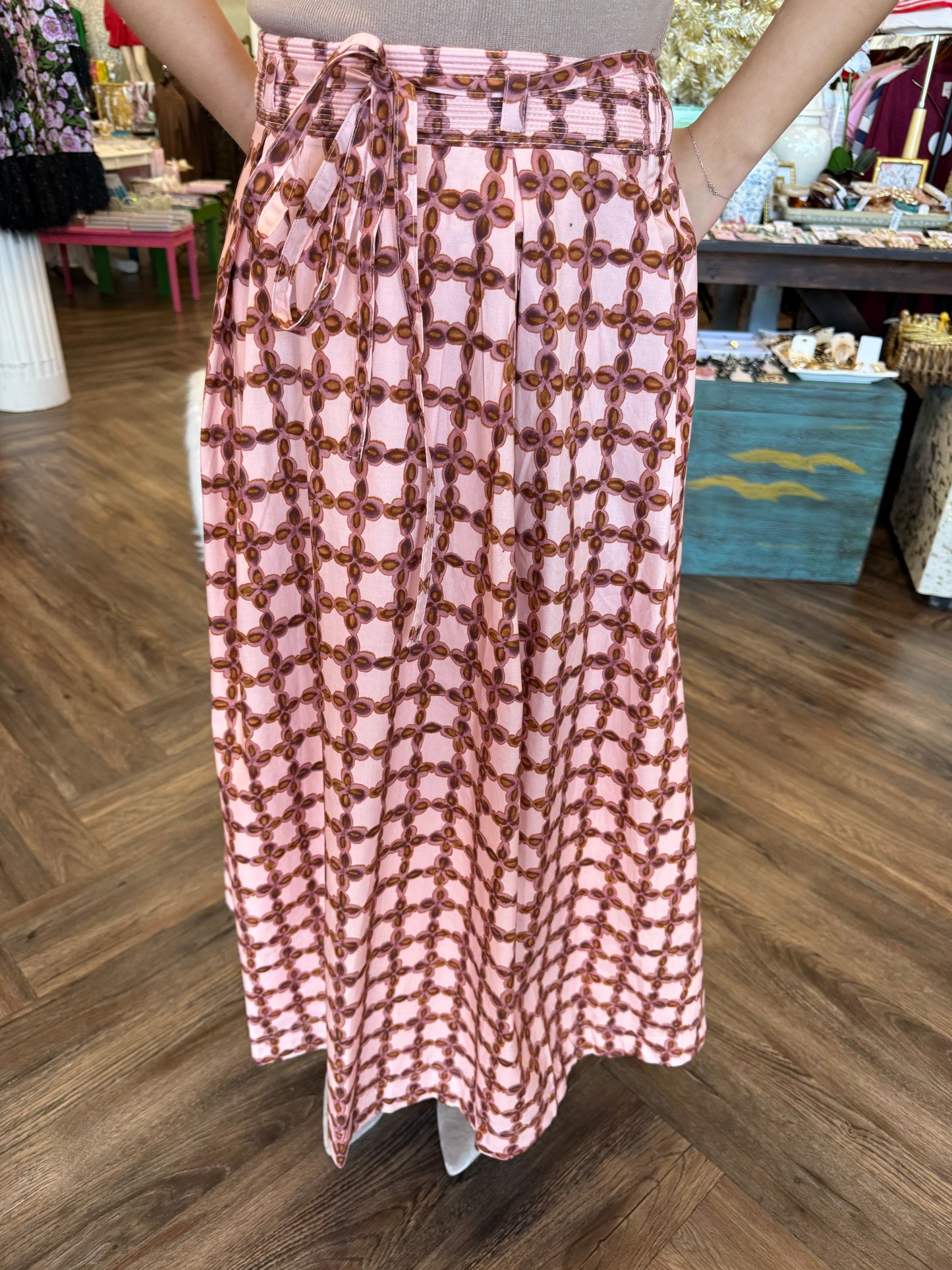 Chainlink Midi Skirt