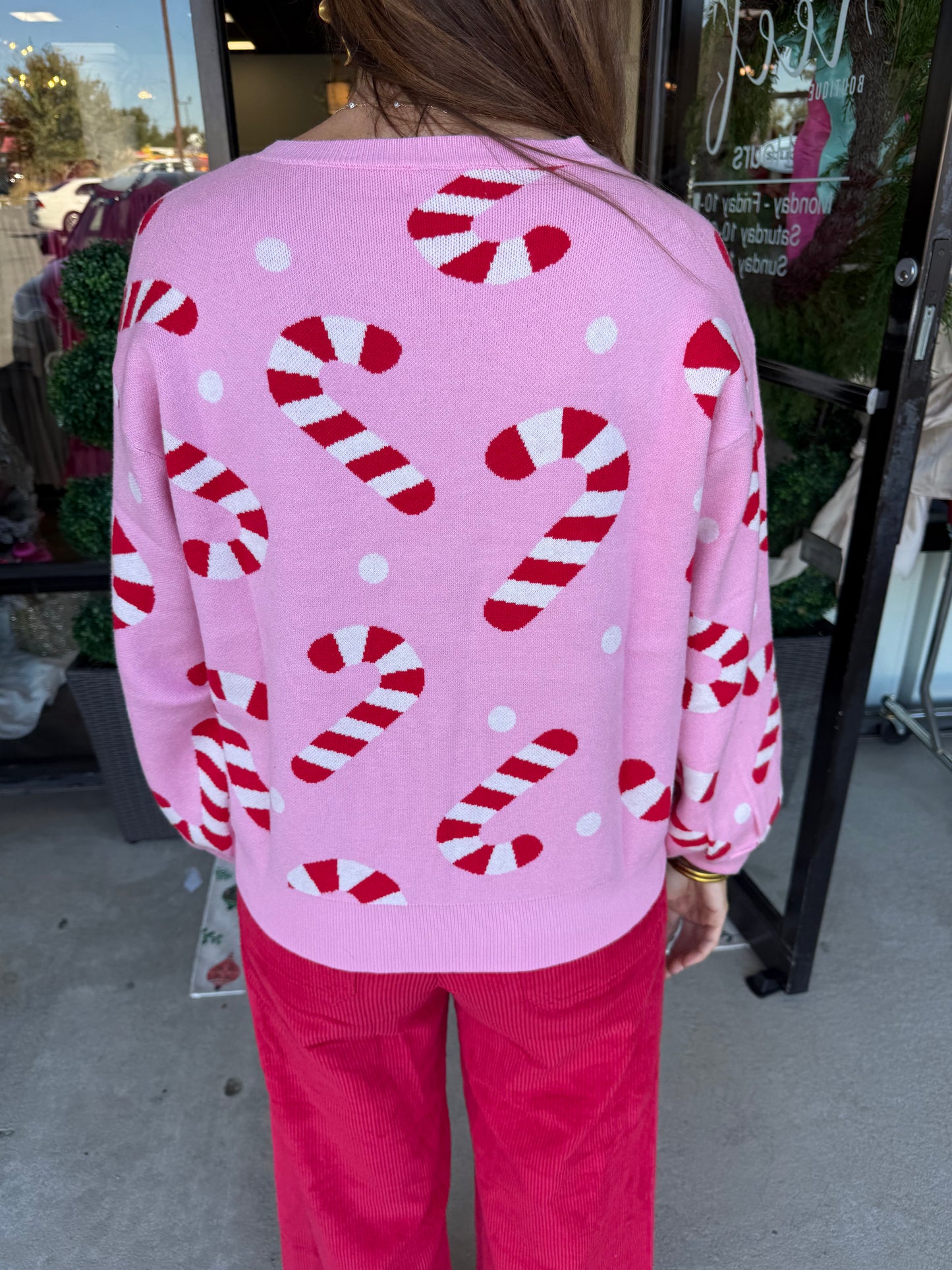 Candy Cane Sweater