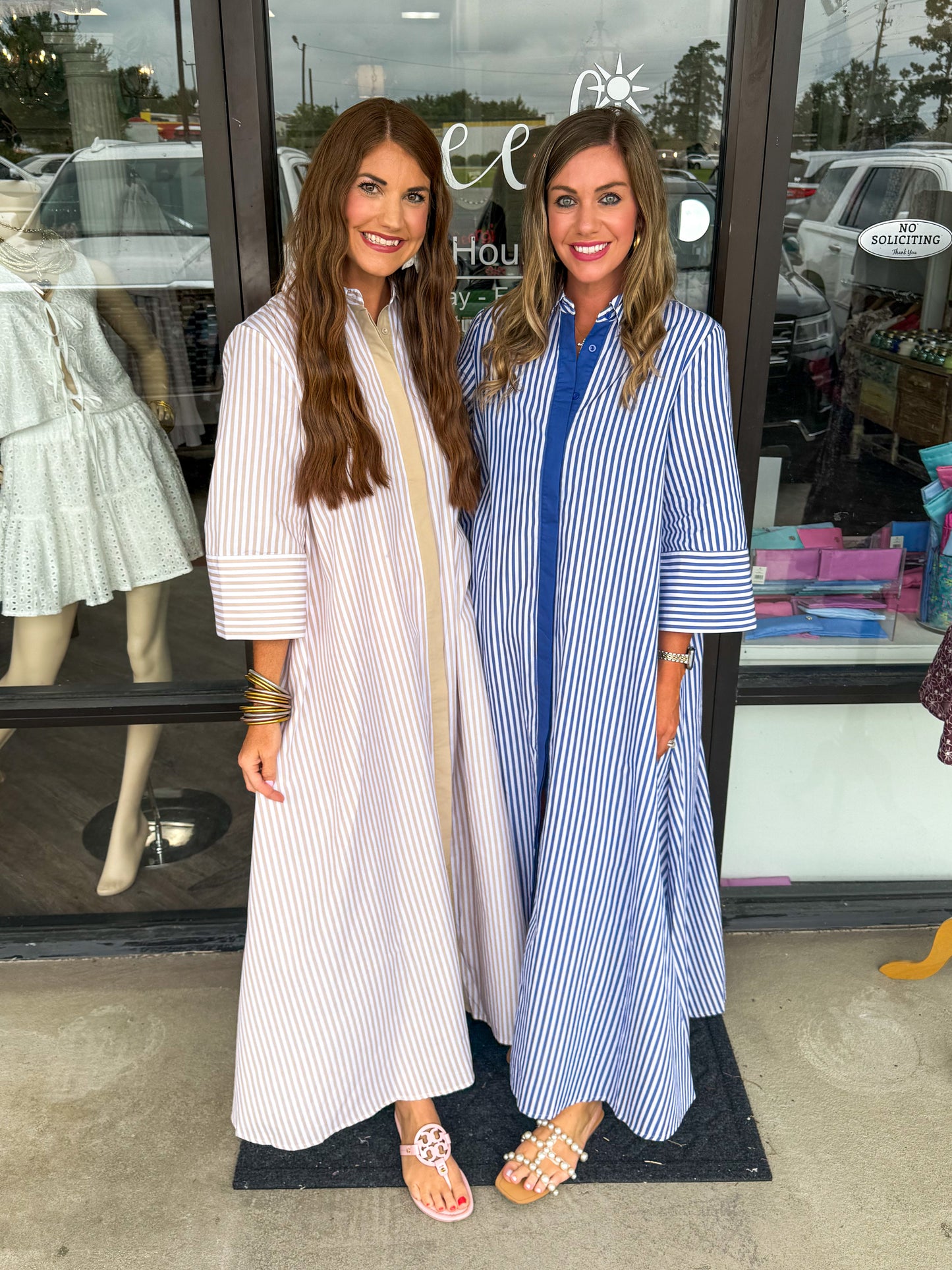 Ariel Classic Maxi Dress: Blue
