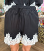 Black And White Lace Set