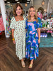 Mary Square Alexi Dress: Glow Over Blue
