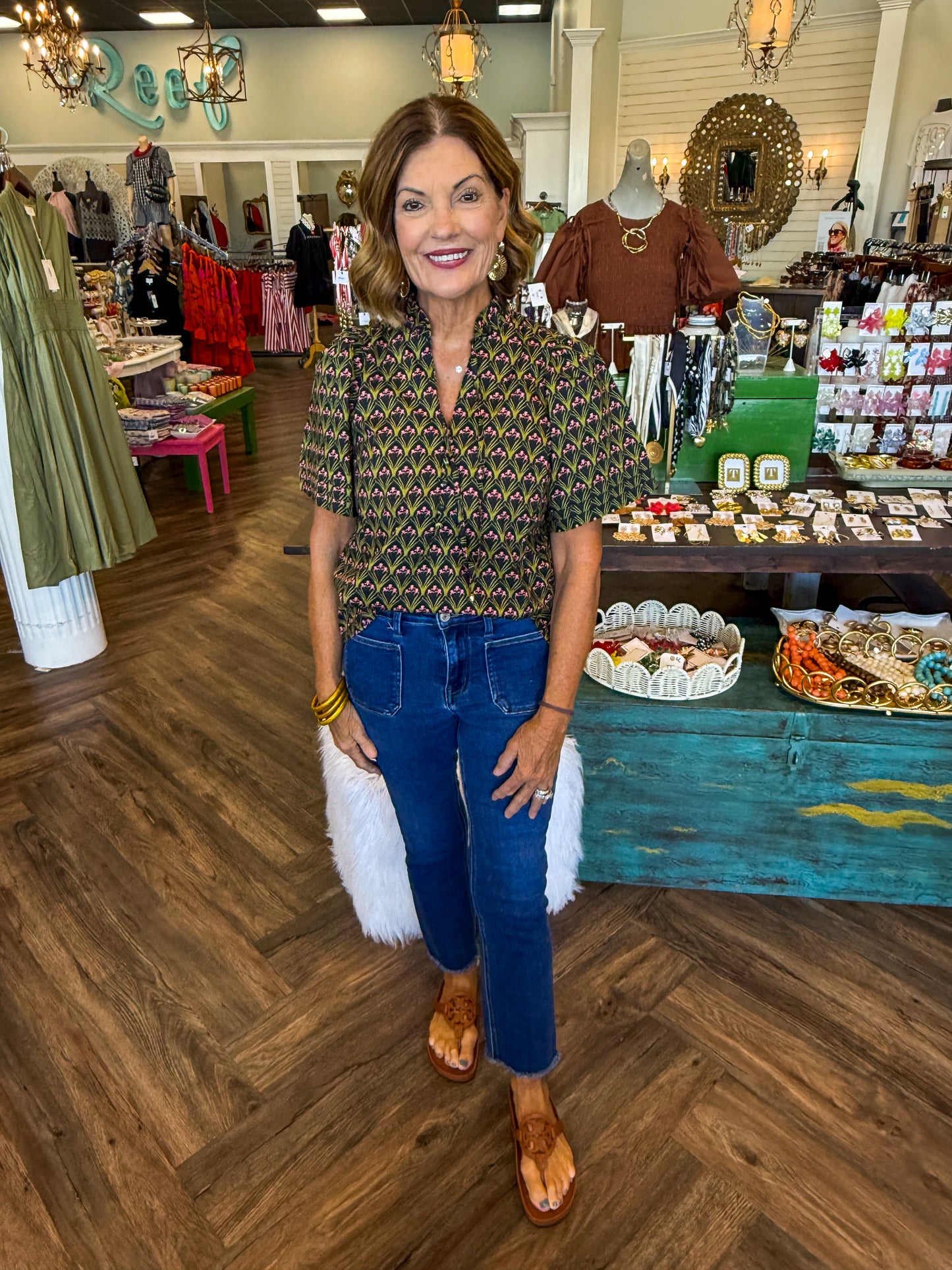 Wildflower Pattern Top