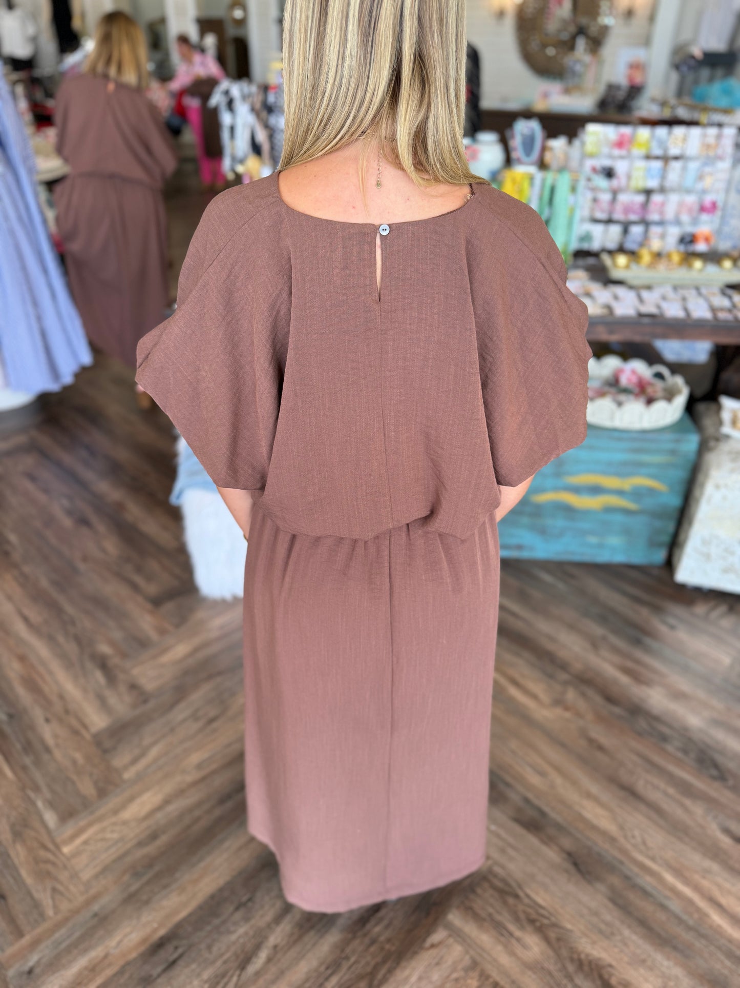 Mocha Brown Skirt Set