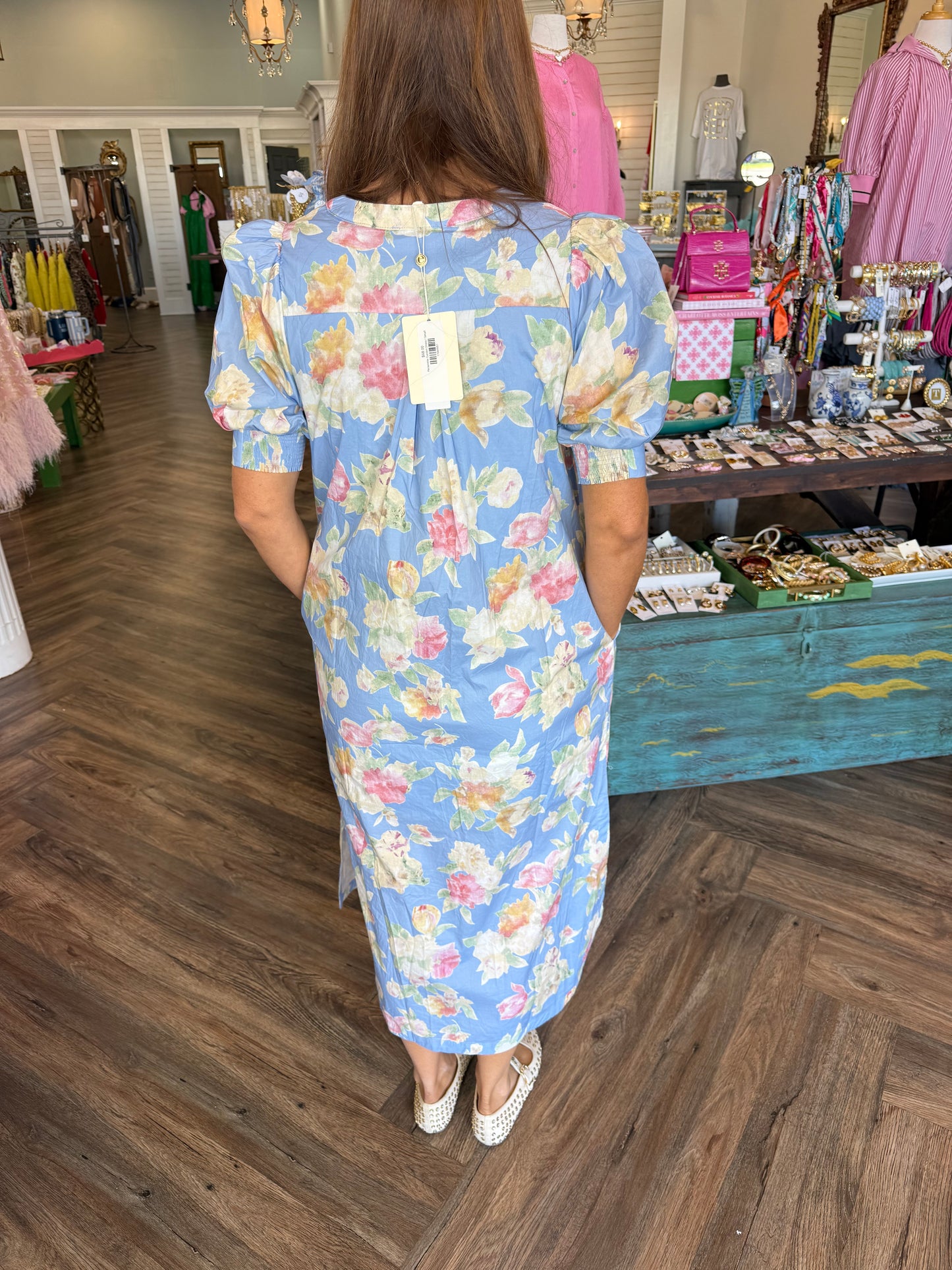 Periwinkle Garden Dress