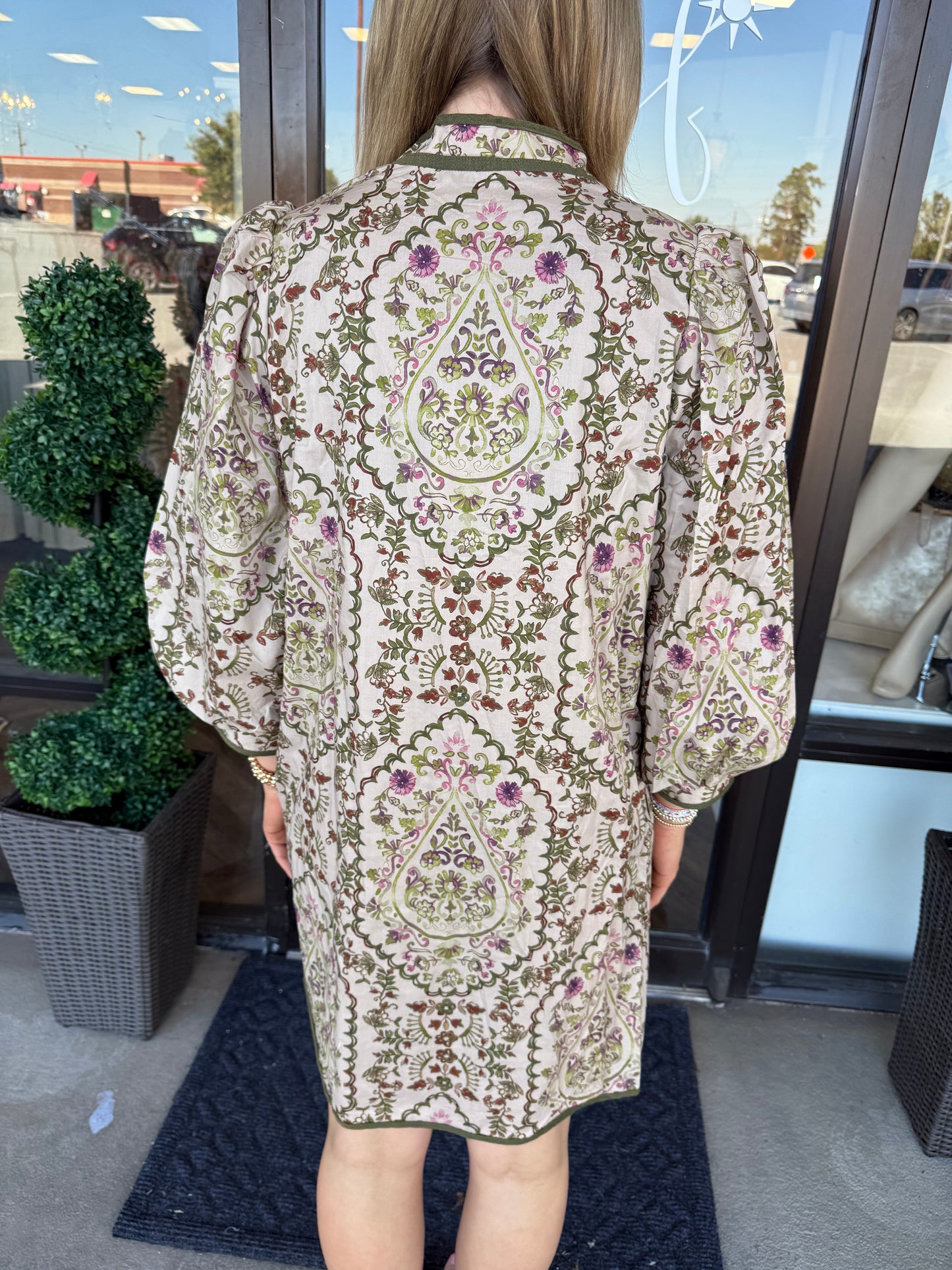 Caylie Zip Design Dress