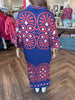 Alicia Navy Design Dress