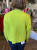 Lime High Neck Sweater