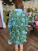 Blues Away Floral Dress