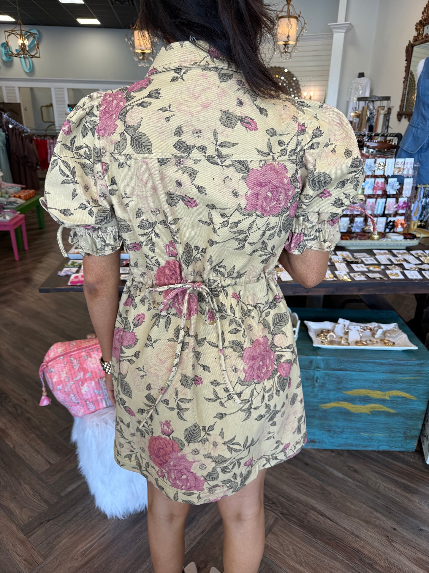Corduroy Fall Roses Mini