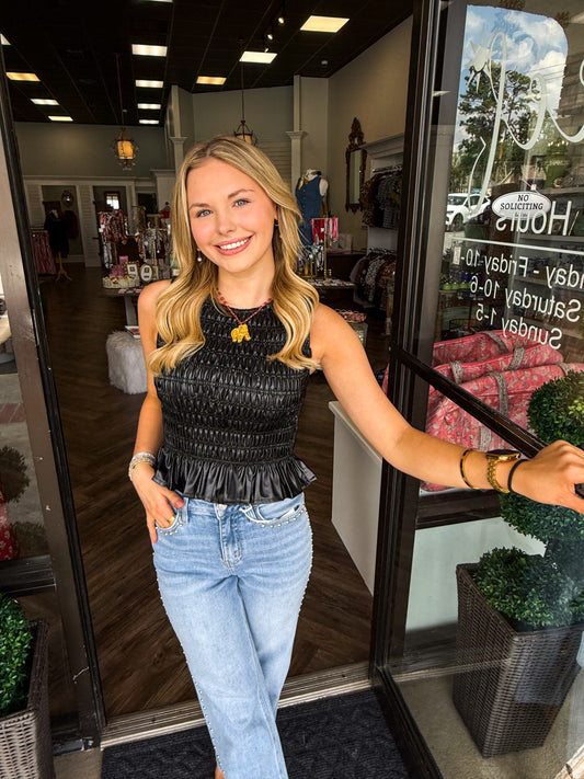 Stanford Scrunch Top