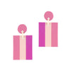 Sunshine Tienda- Hibiscus Block Earrings