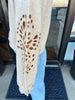 Embroidered Sleeved Oatmeal Sweater