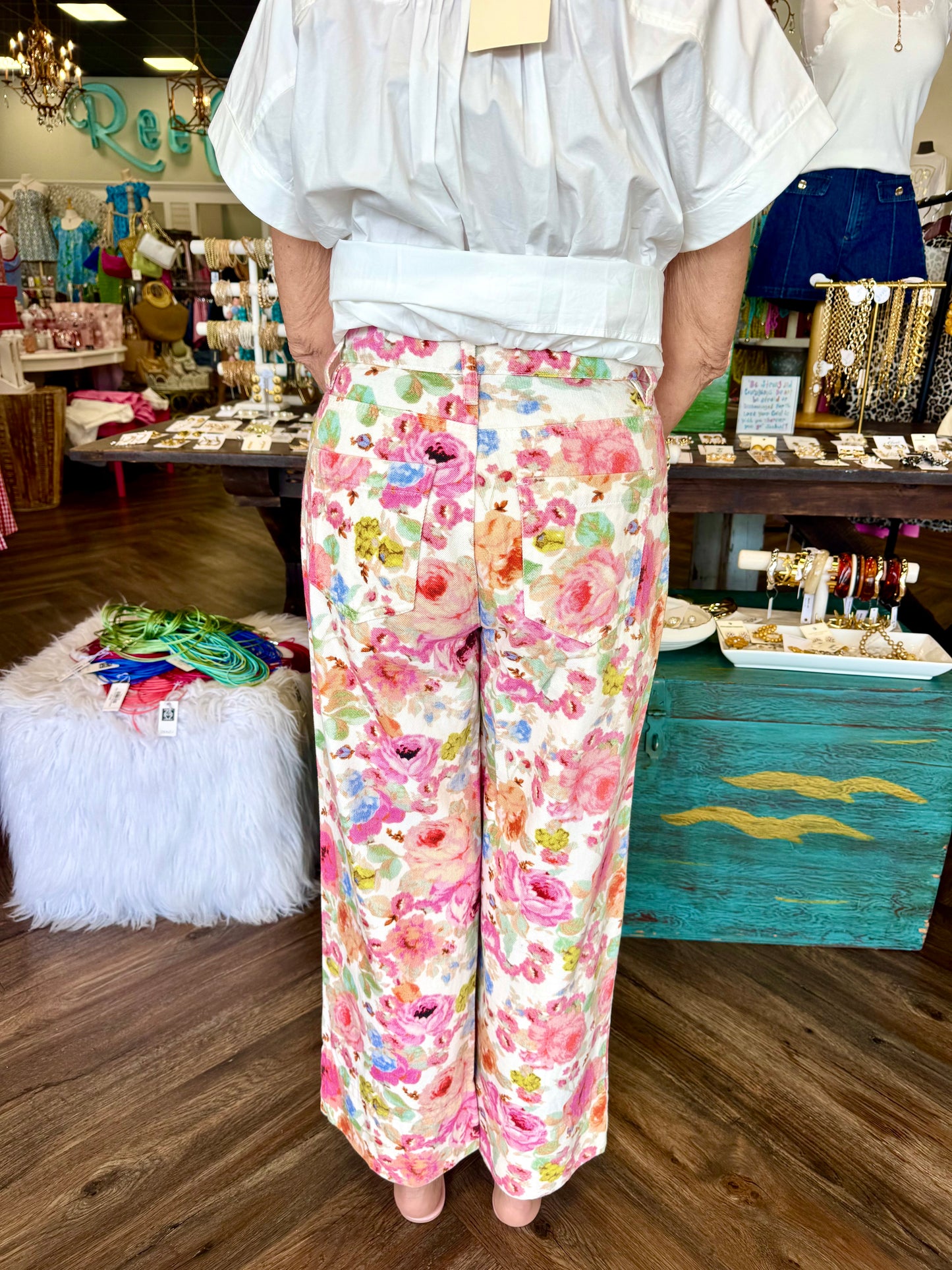 Vintage Floral Pants