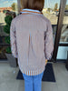 Pearl Brown Stripe Blouse