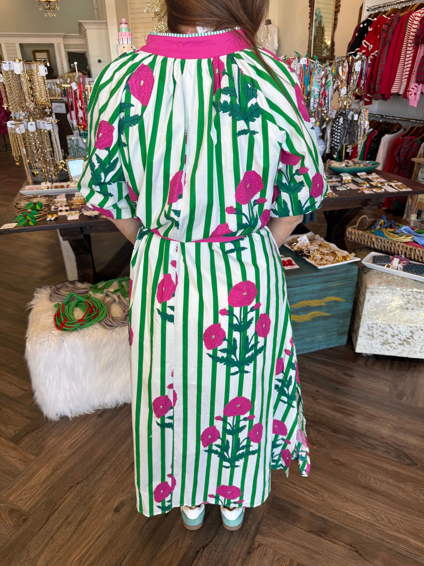 Rosemary Dress: Green