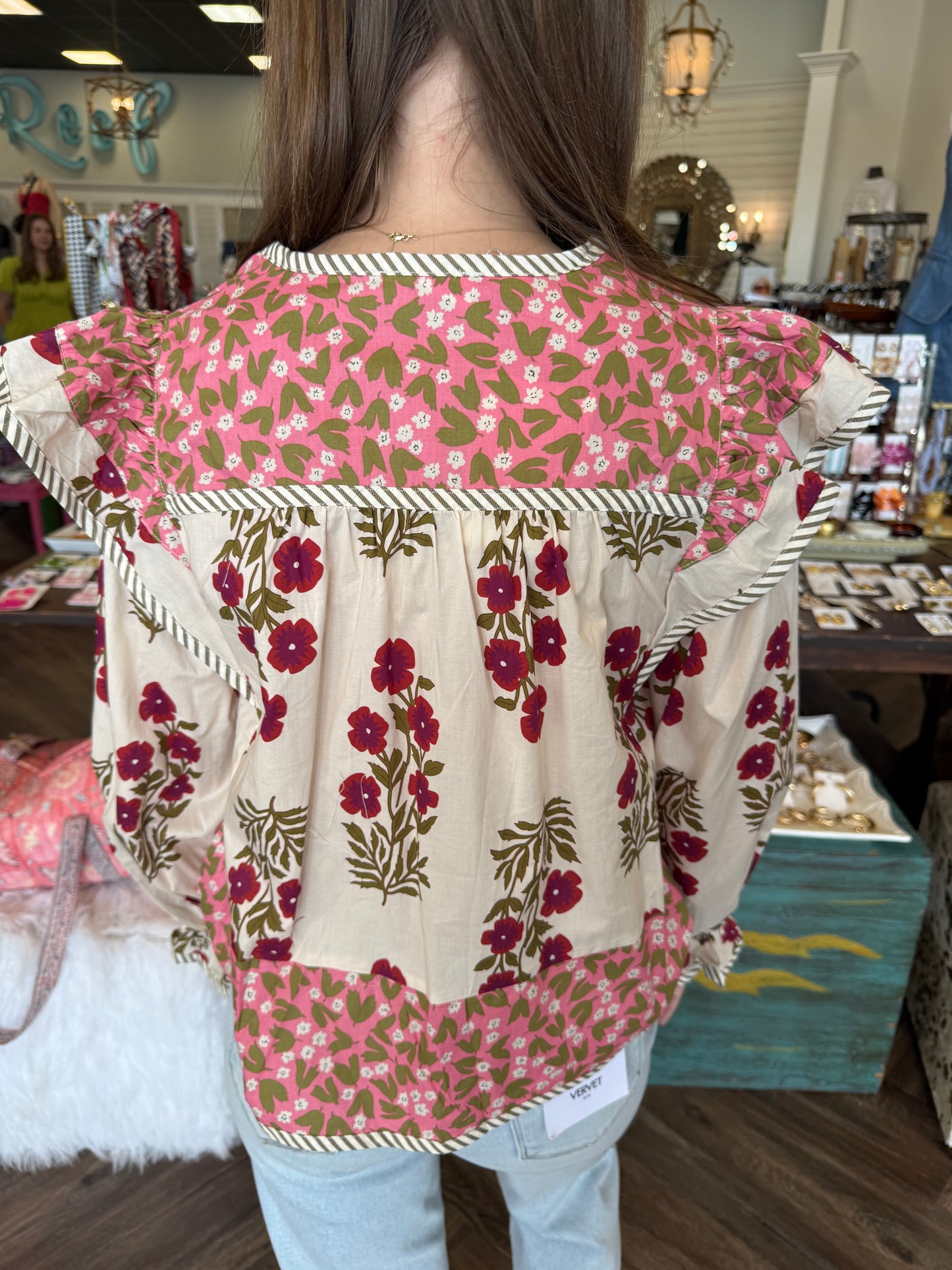Poppy Mix Top