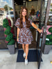 Blur Flower Imprint Dress