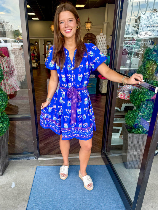 Mary Square Addison Dress: Petal Keepsake