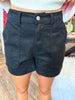 Classy Pocket Shorts- Black