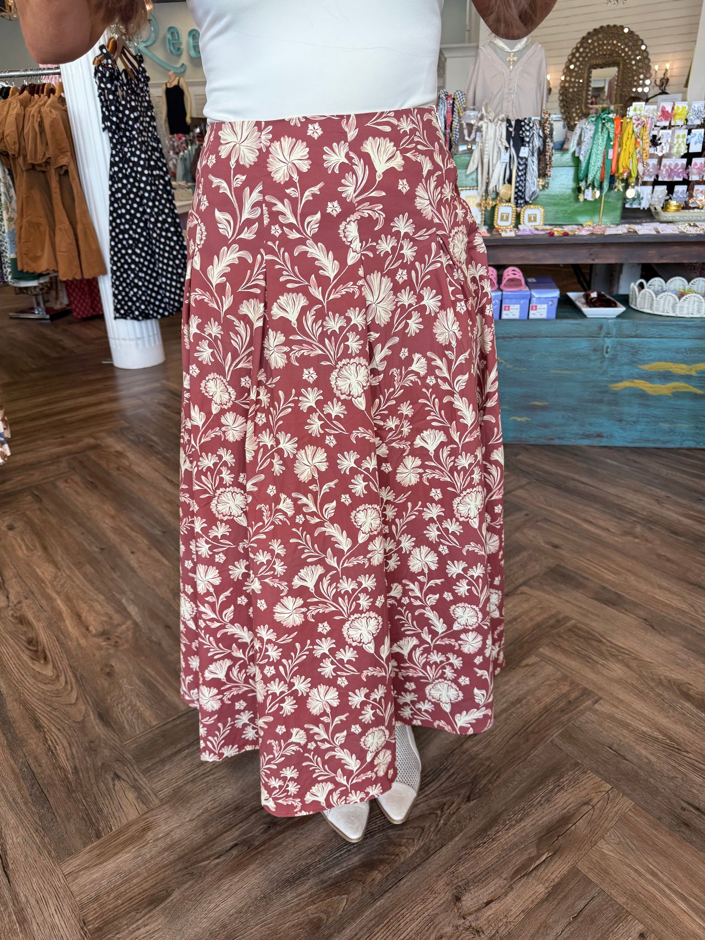 Fav Fall Floral Skirt