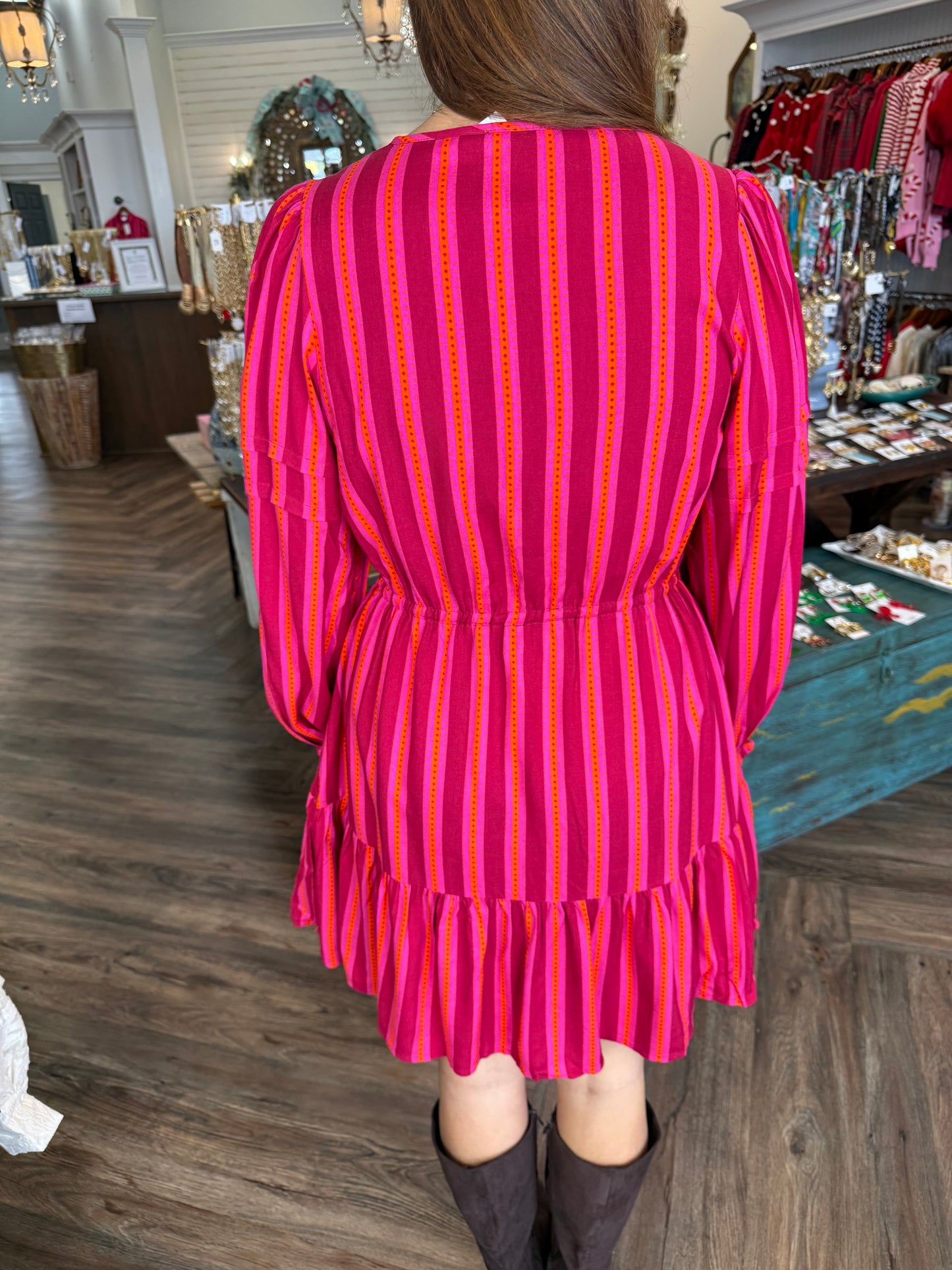Clarisa Striped Dress