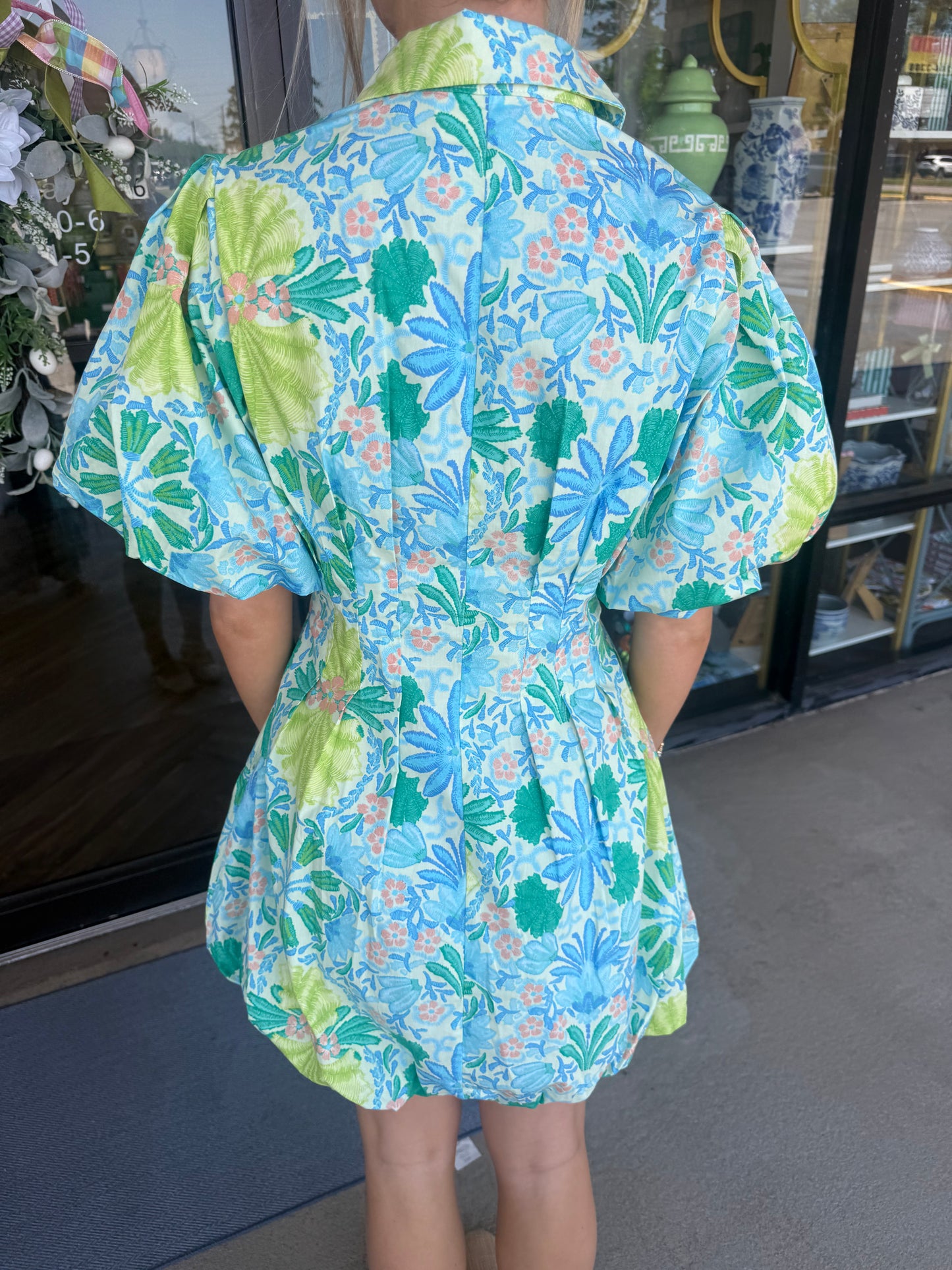 Lime Petunia Dress