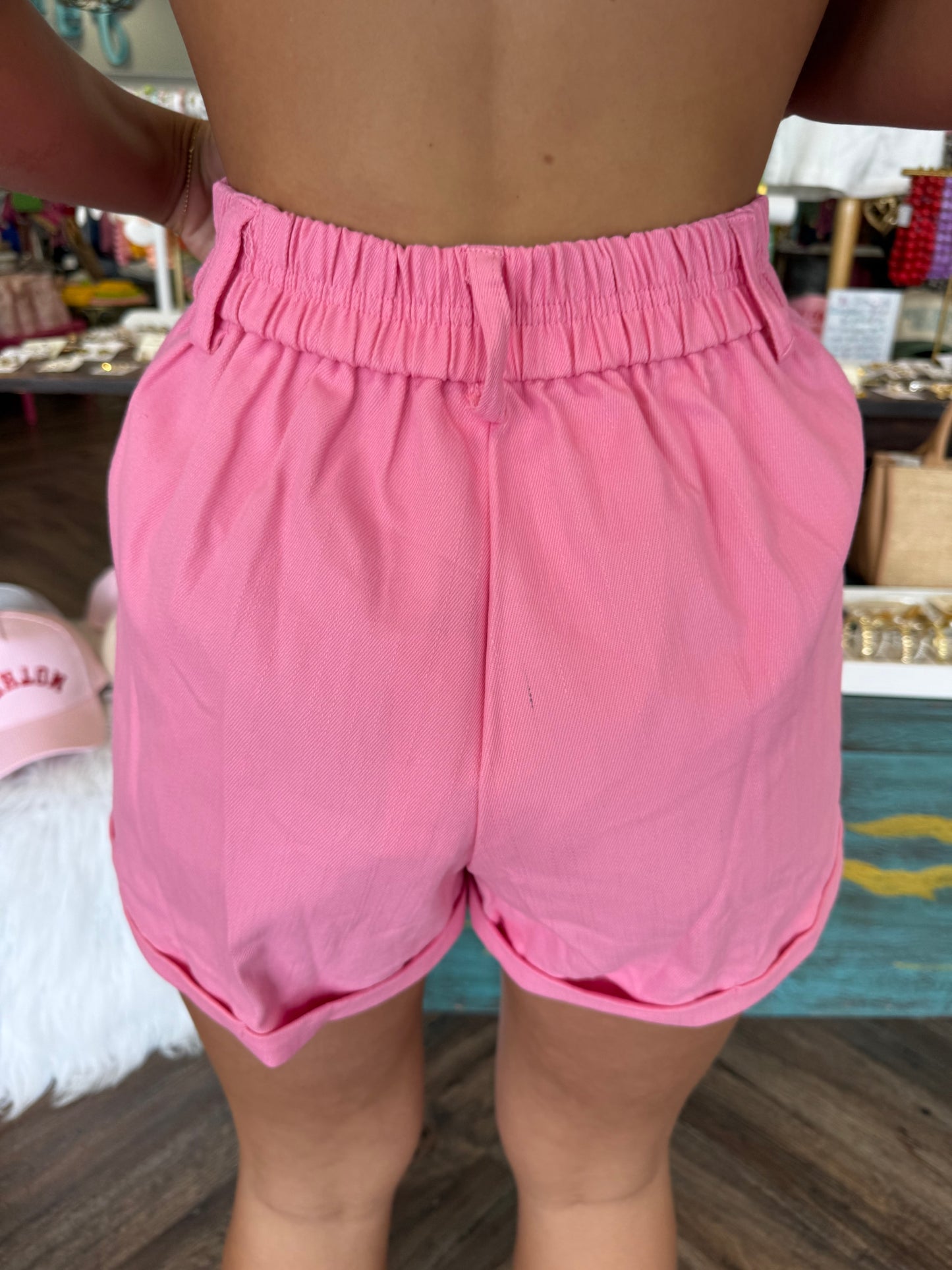 Fancy Shorts- Pink