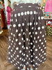 Brown Polka Dot Skirt