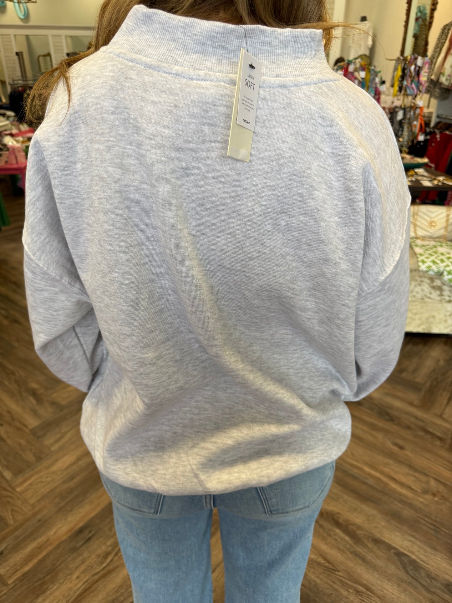 Amen Sweatshirt: Grey