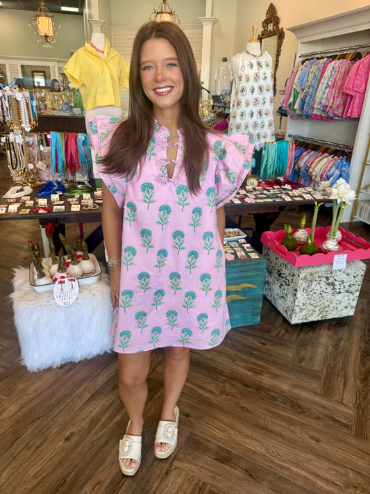 Oriental Clasp Dress