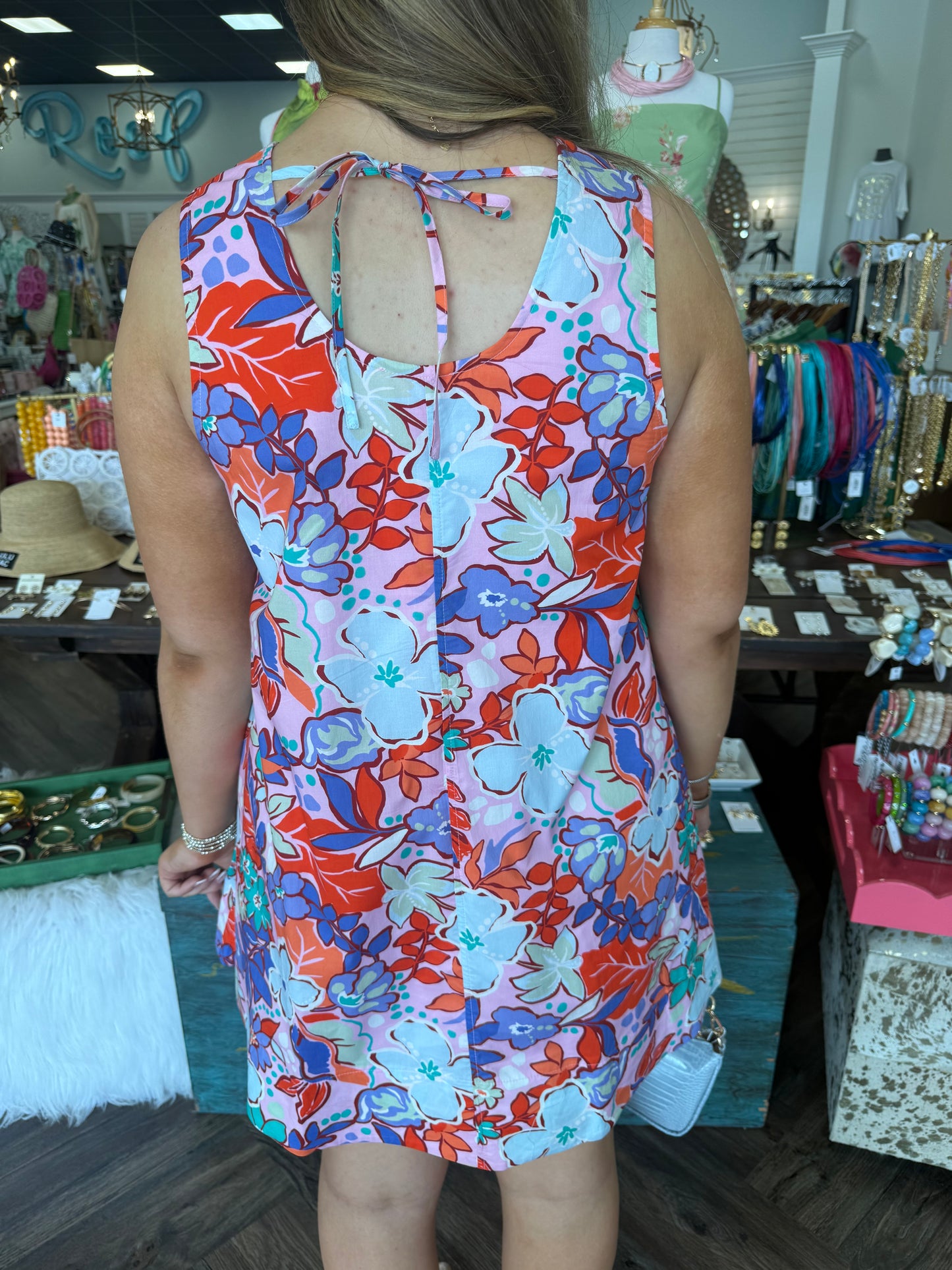 Jasmine High Neck Mini Dress