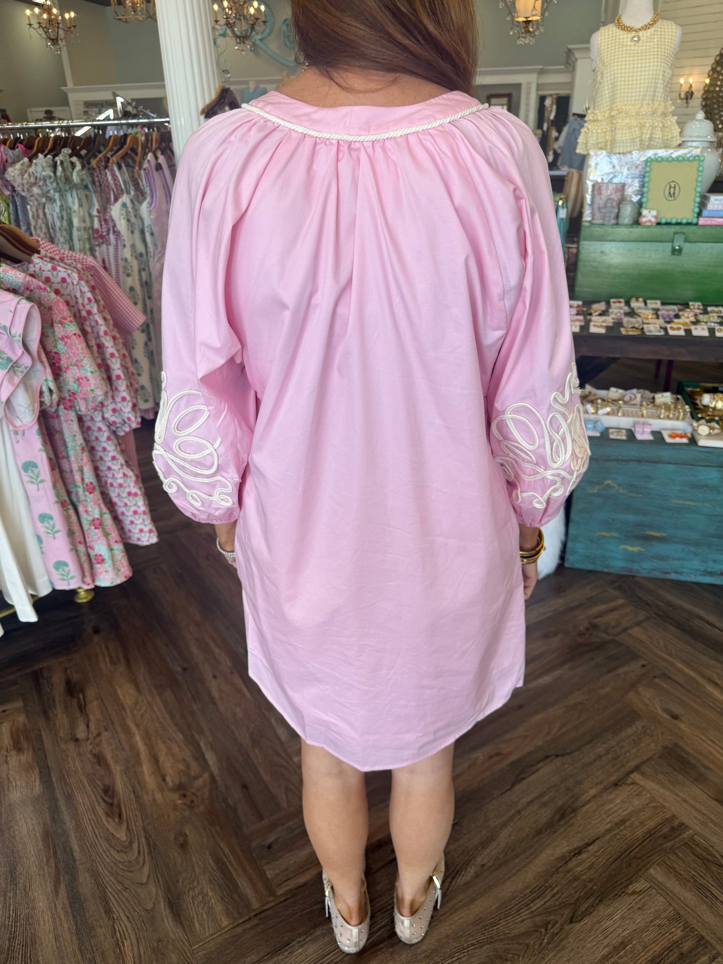 Detail Sleeve Dress
