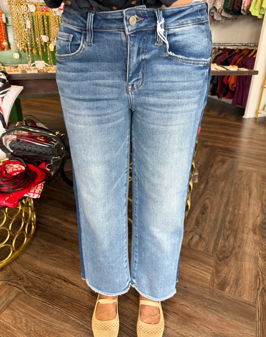 Vervet Barrel Jeans: Two Tone Stellarly