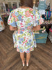 Floral Rose Mini Dress