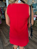Red Jewel Mini Dress