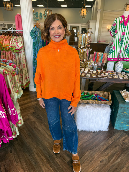 Citrus Turtleneck Sweater