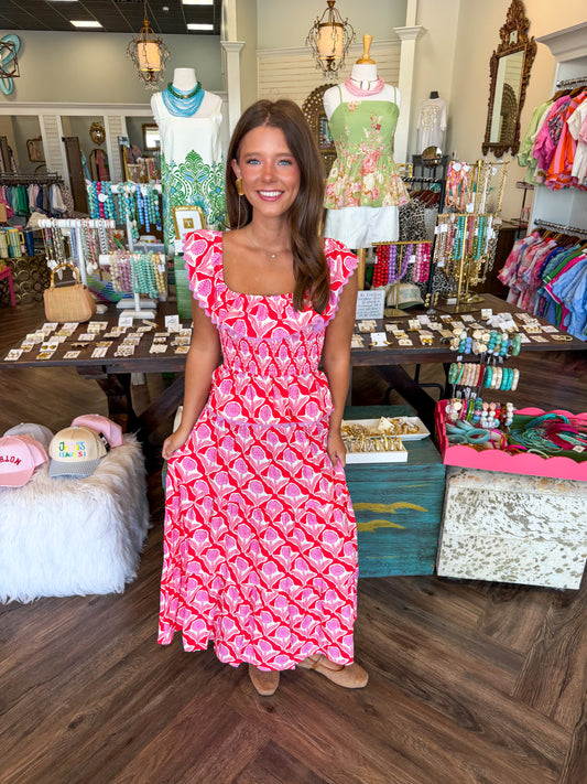 Red and Pink Magnolia Set