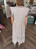 Lillie Line Dress: Brown