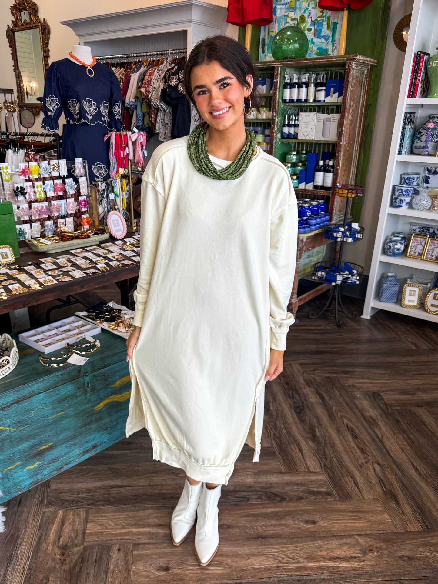 Comfy Sweatshirt Dress