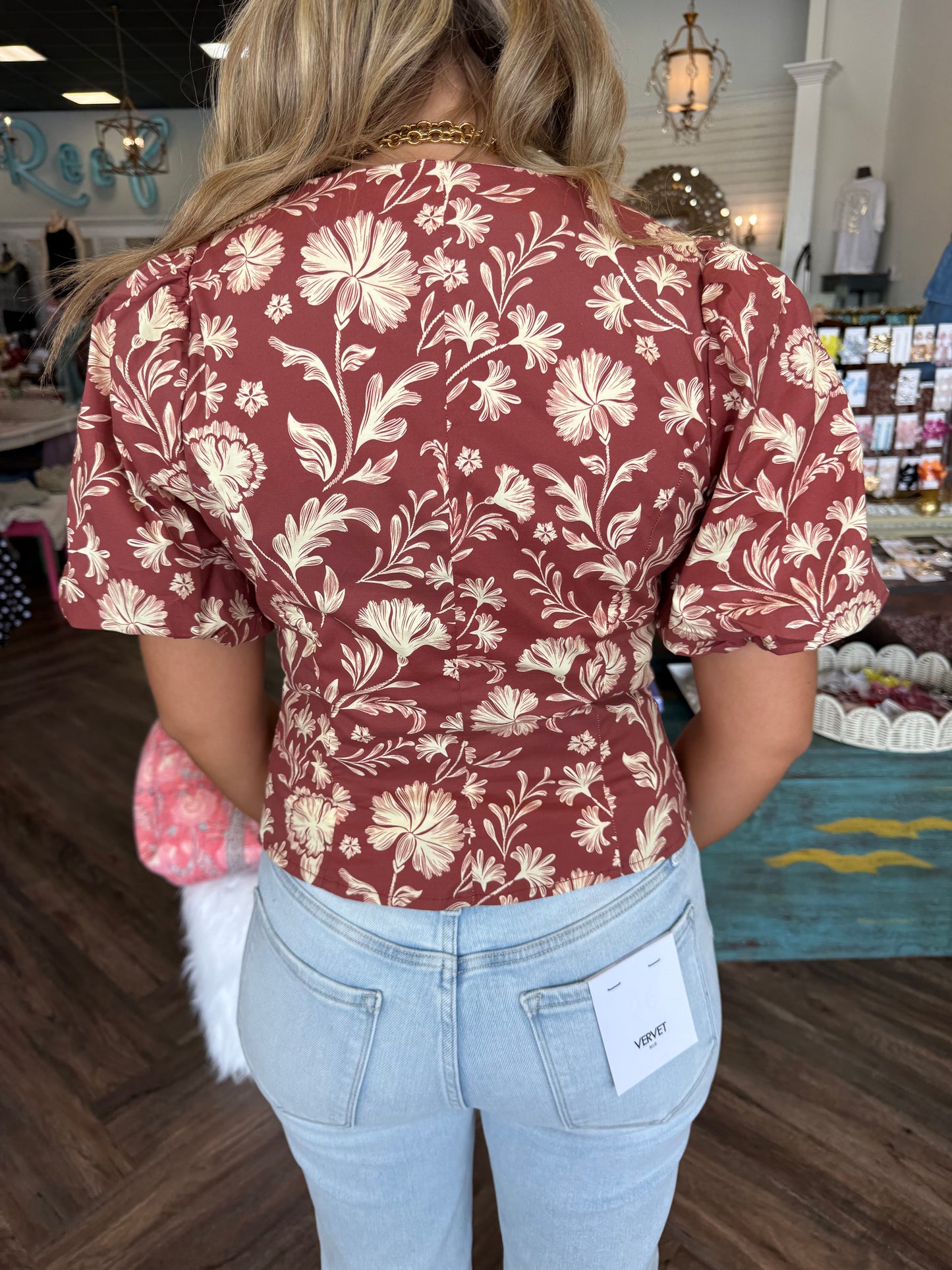 Fall Flowers Top