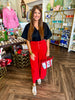 Red and Black Polka Dot Pants