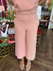 Pink And Green Pant Set